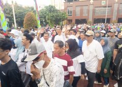 Meriahkan Milad DMI dan Gebyar Muharram, Masjid LDII Petojo Utara Ikuti Jalan Sehat